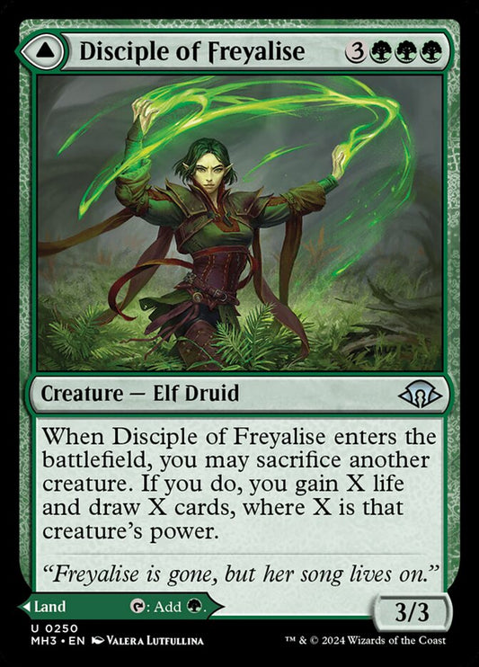 Disciple of Freyalise // Garden of Freyalise front