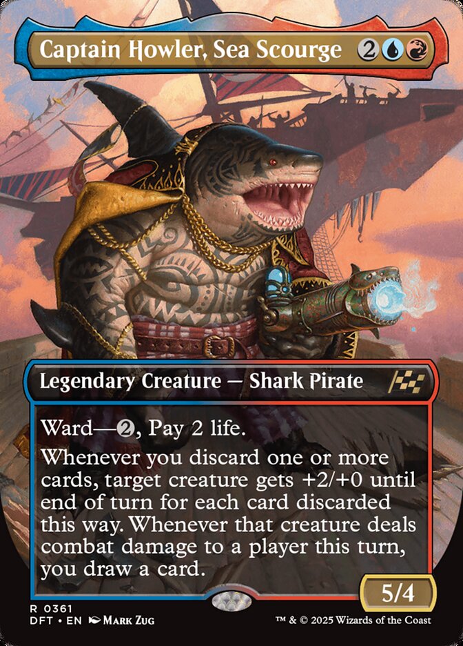 Captain Howler, Sea Scourge front