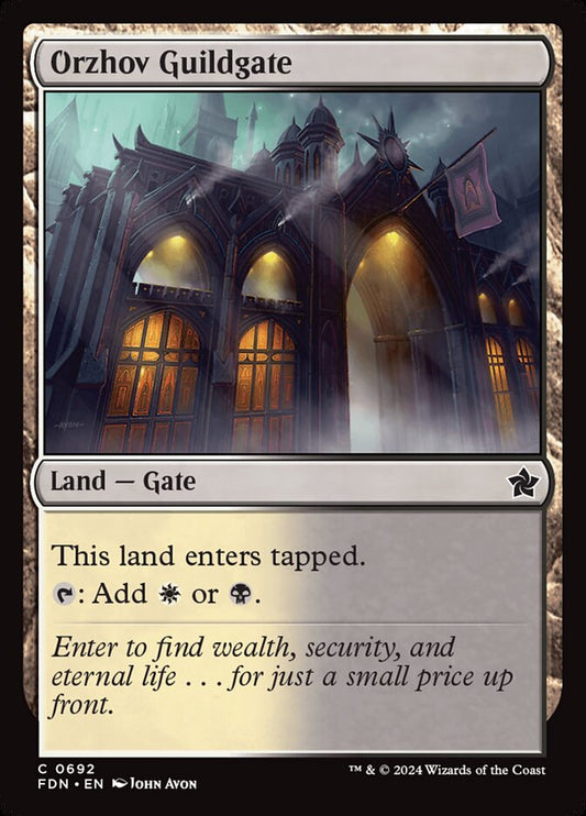 Orzhov Guildgate front