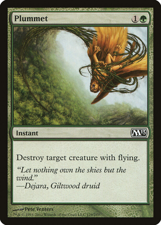 Plummet front
