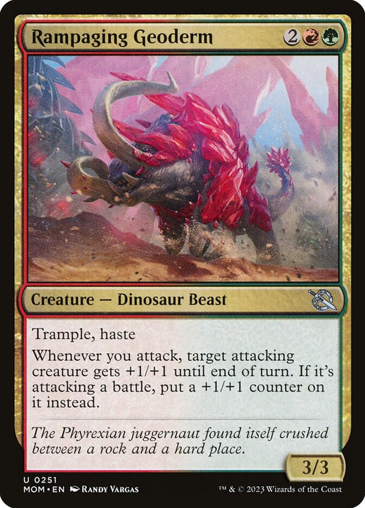 Rampaging Geoderm front
