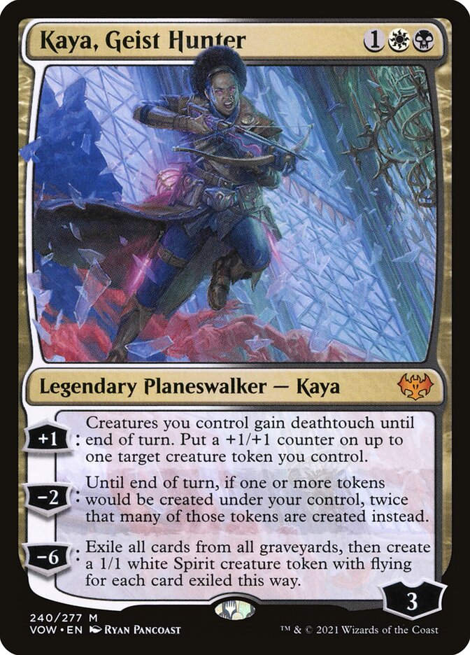 Kaya, Geist Hunter front