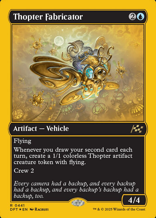 Thopter Fabricator front