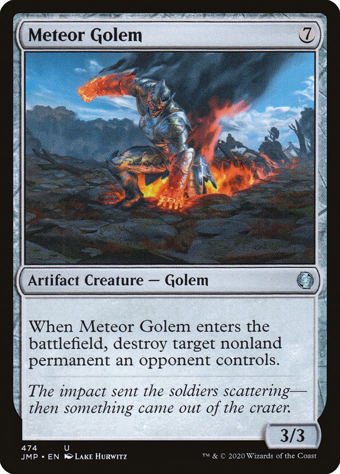 Meteor Golem front