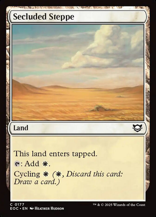 Secluded Steppe front