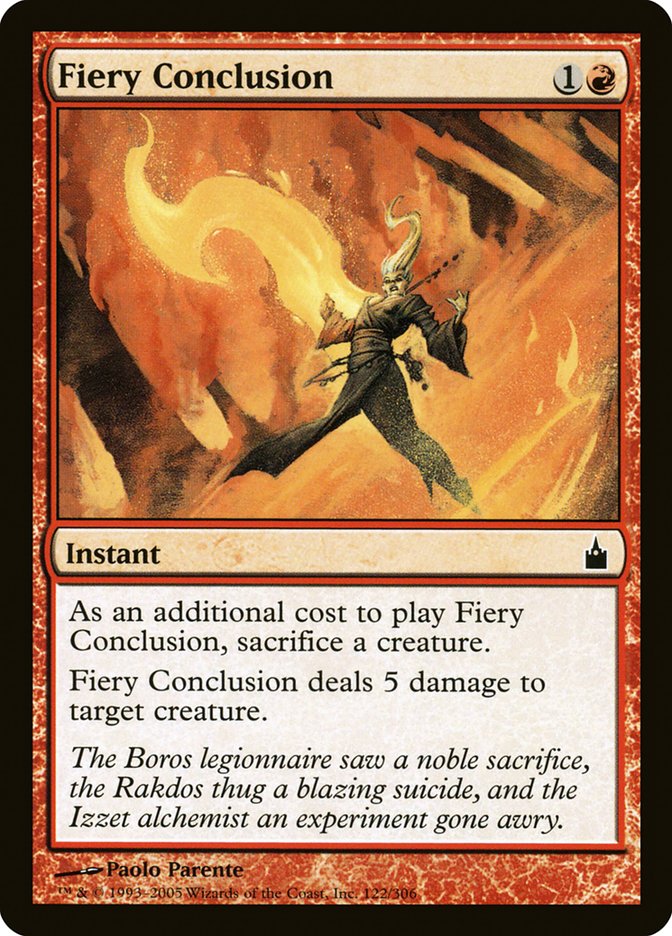 Fiery Conclusion front