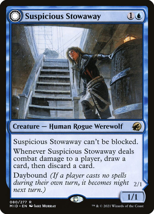 Suspicious Stowaway // Seafaring Werewolf front