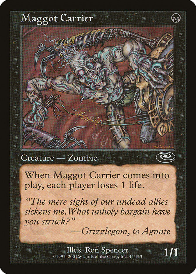 Maggot Carrier front