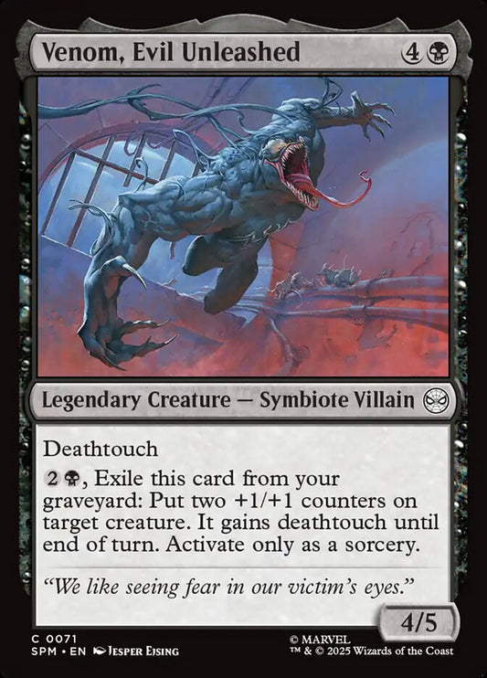 Venom, Evil Unleashed front