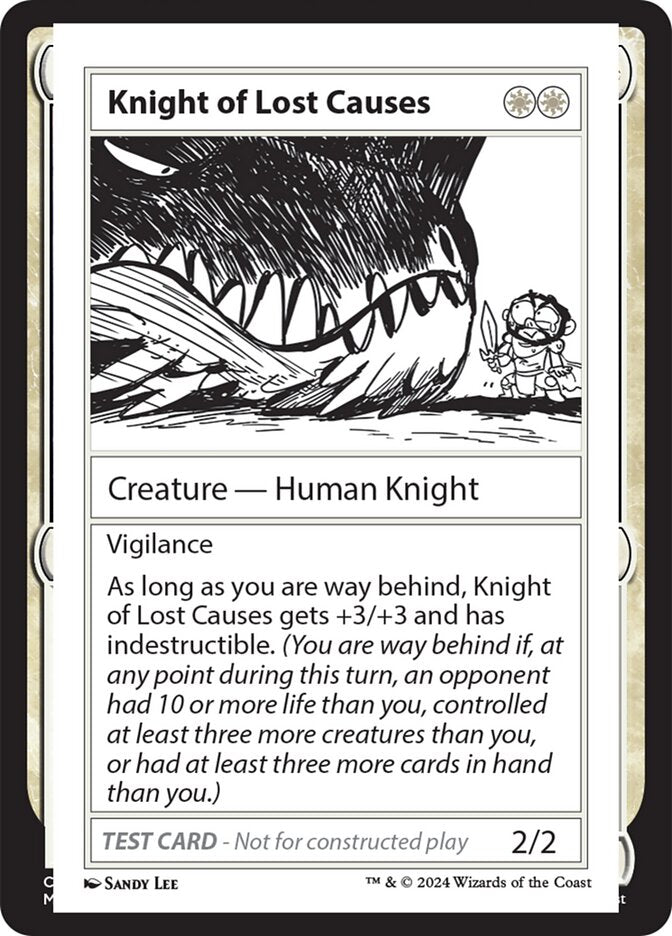 Knight of Lost Causes front