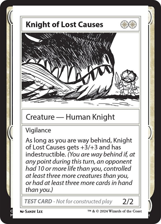 Knight of Lost Causes front