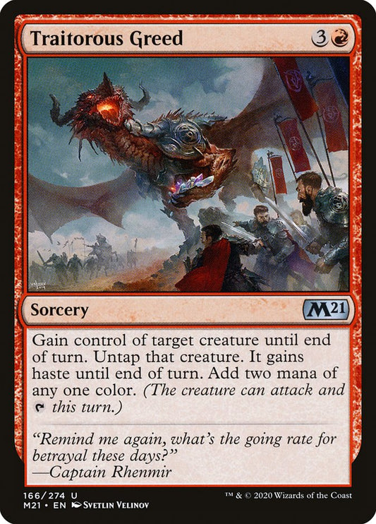 Traitorous Greed front