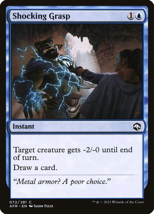 Shocking Grasp front