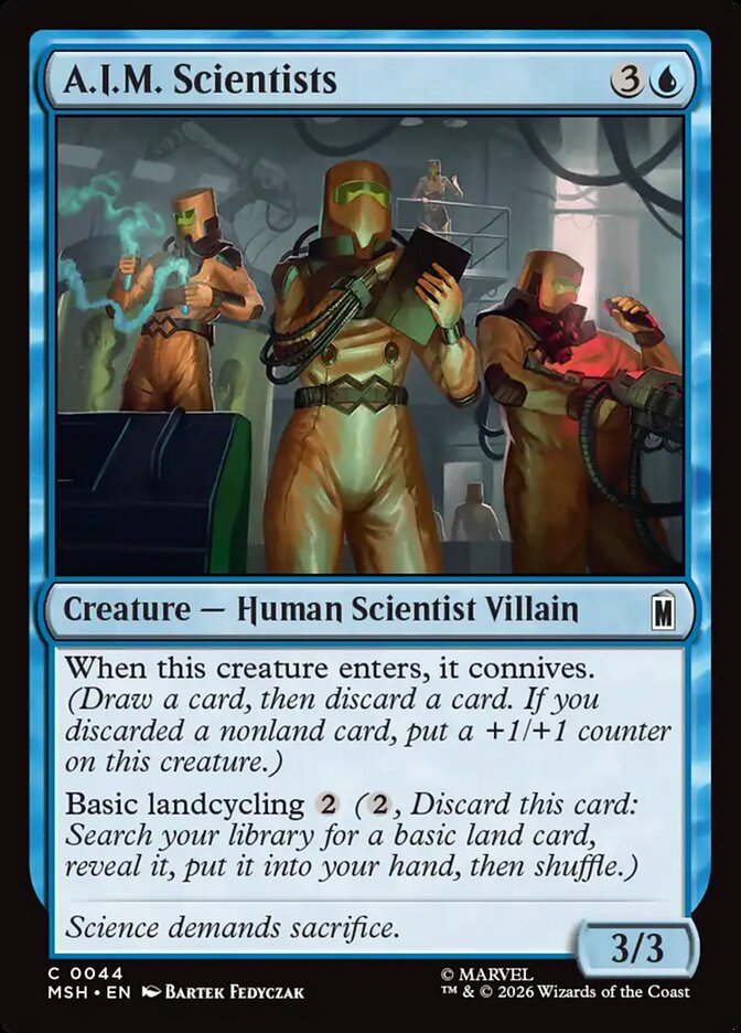A.I.M. Scientists front