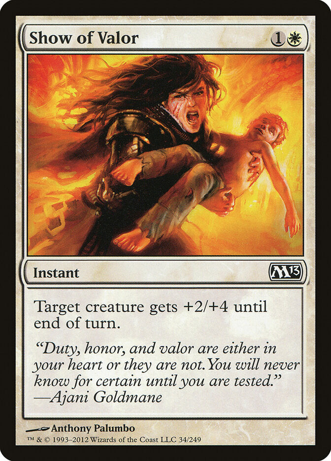 Show of Valor front