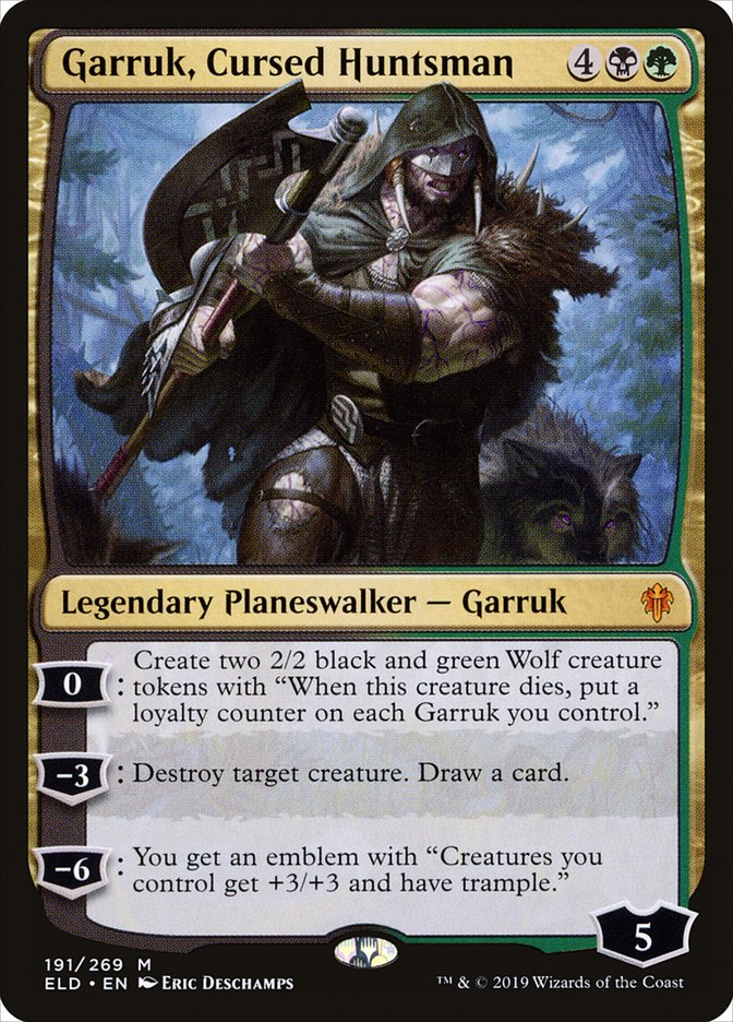 Garruk, Cursed Huntsman front