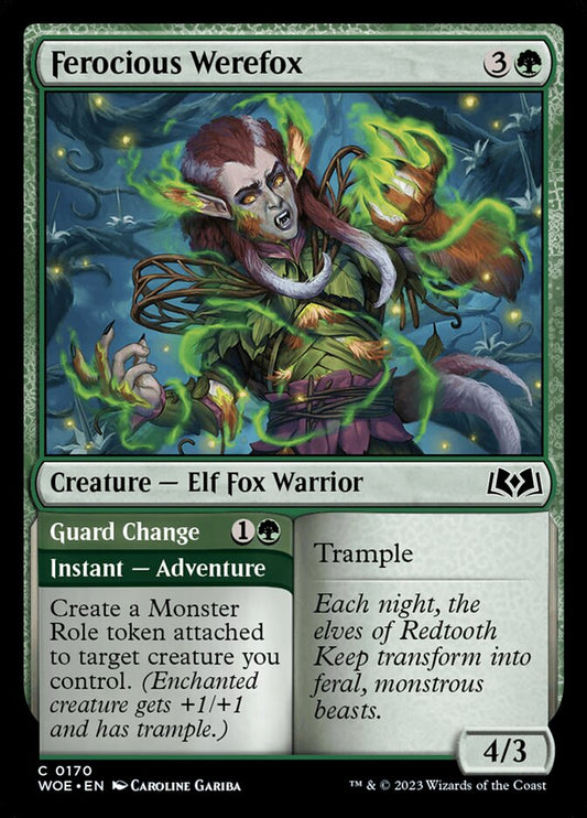 Ferocious Werefox // Guard Change front