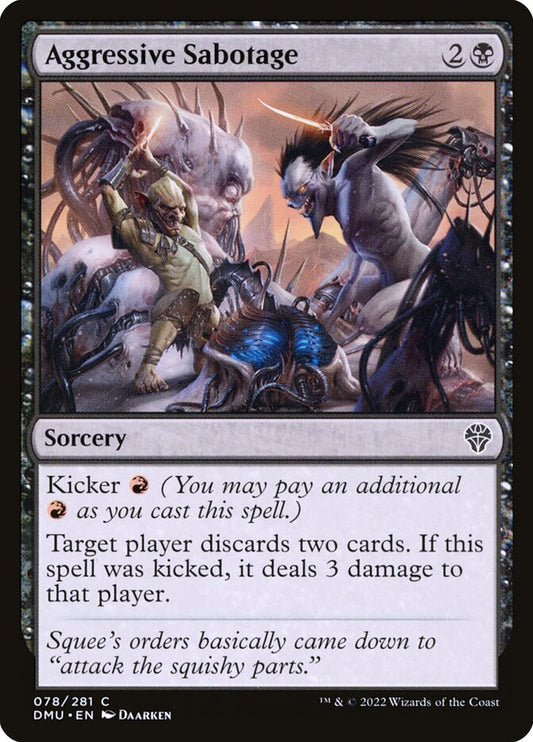 Aggressive Sabotage front