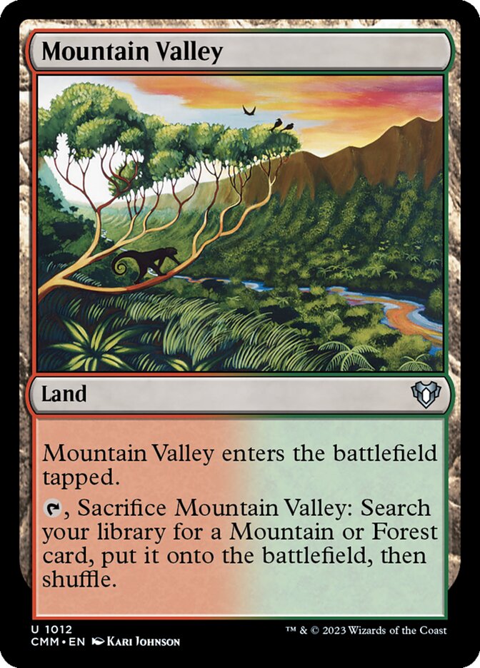 Mountain Valley front