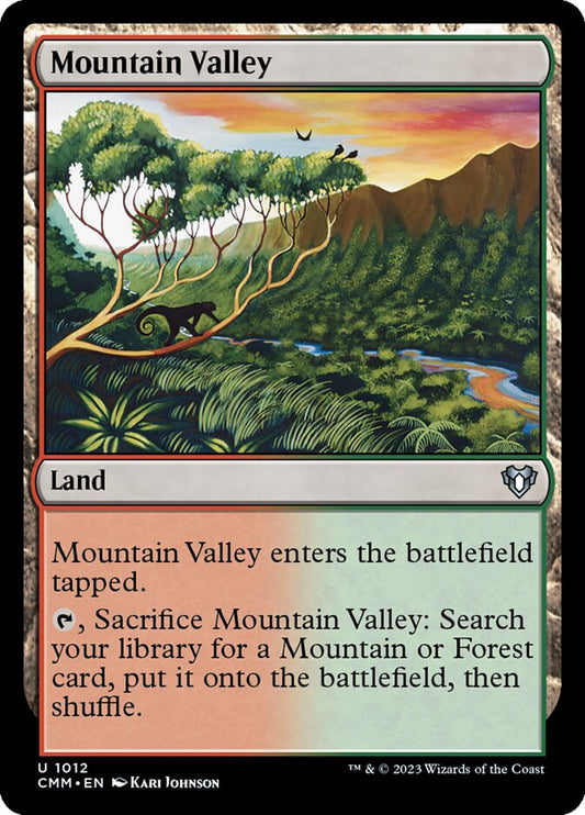 Mountain Valley front