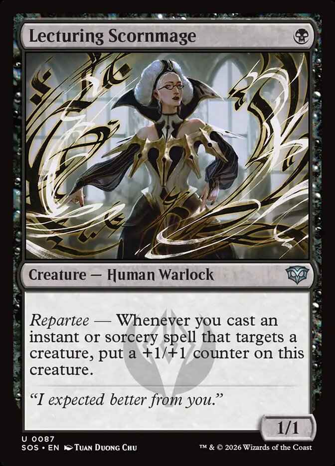 Lecturing Scornmage
