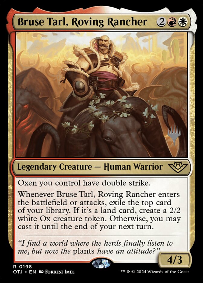 Bruse Tarl, Roving Rancher front