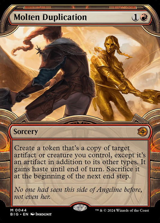 Molten Duplication front