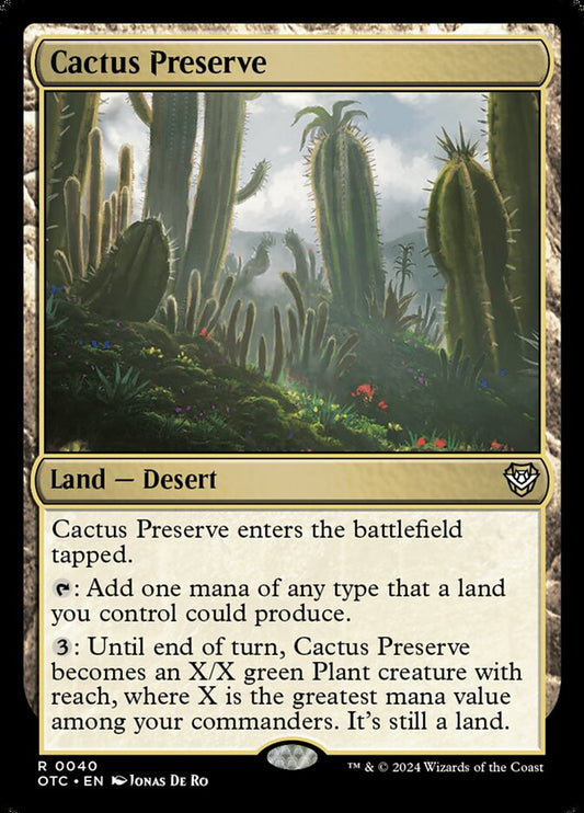 Cactus Preserve front