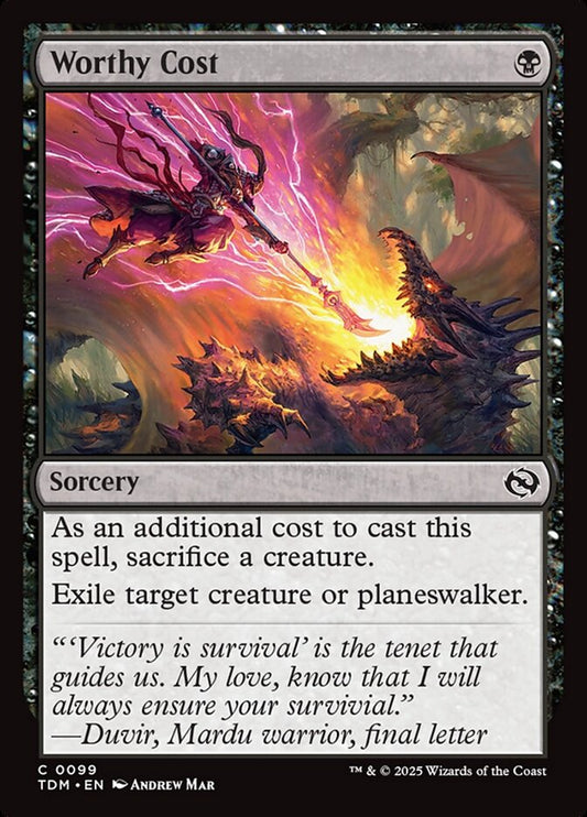 Worthy Cost front
