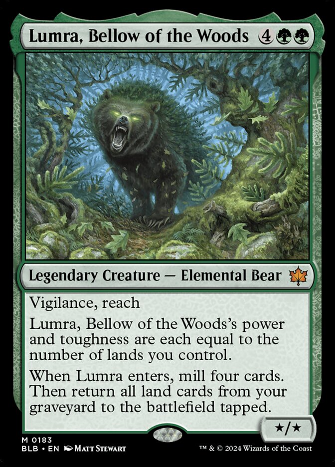Lumra, Bellow of the Woods front
