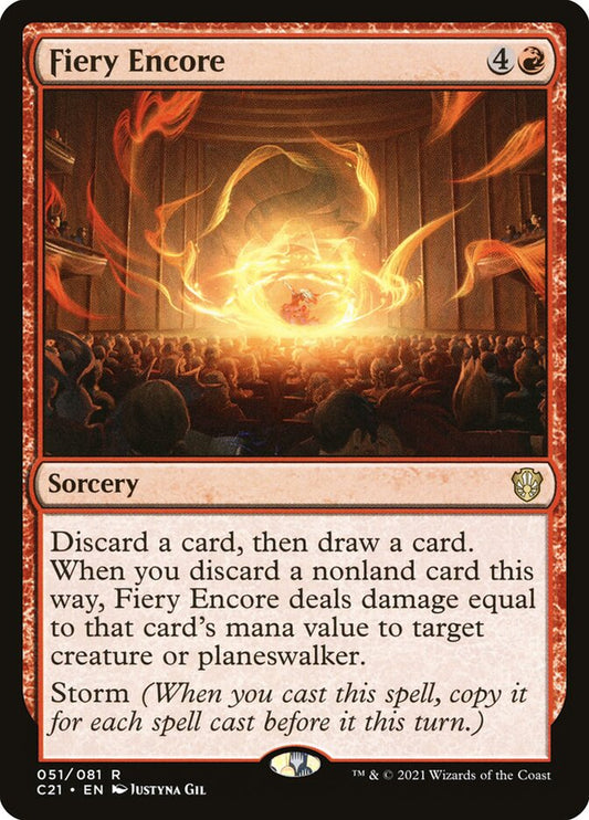 Fiery Encore front