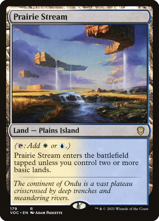 Prairie Stream front