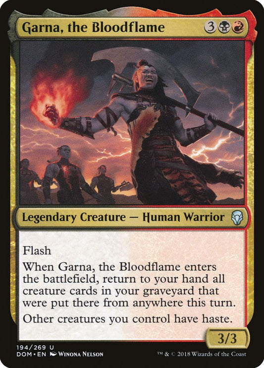 Garna, the Bloodflame front