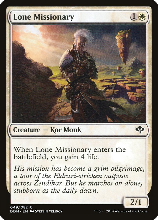 Lone Missionary front