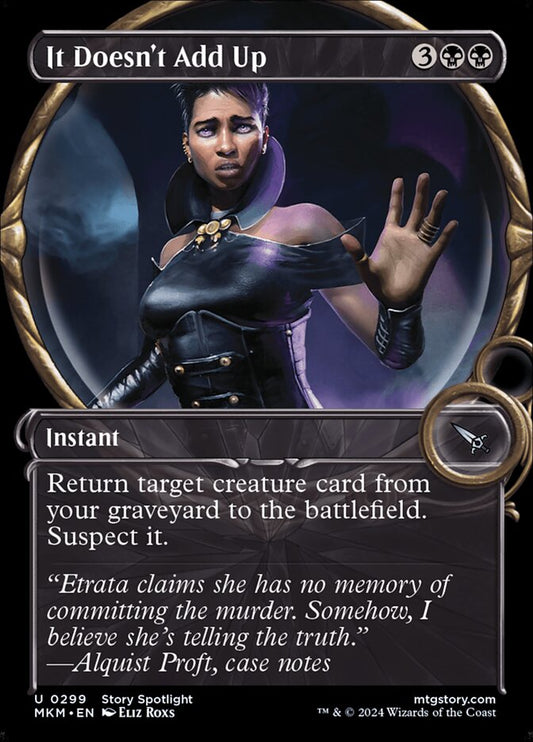 It Doesn't Add Up front