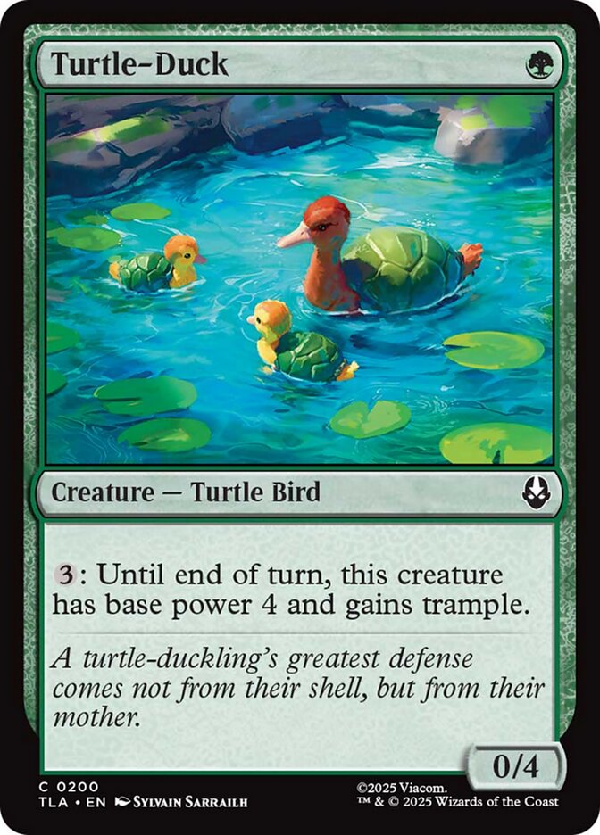 Turtle-Duck front