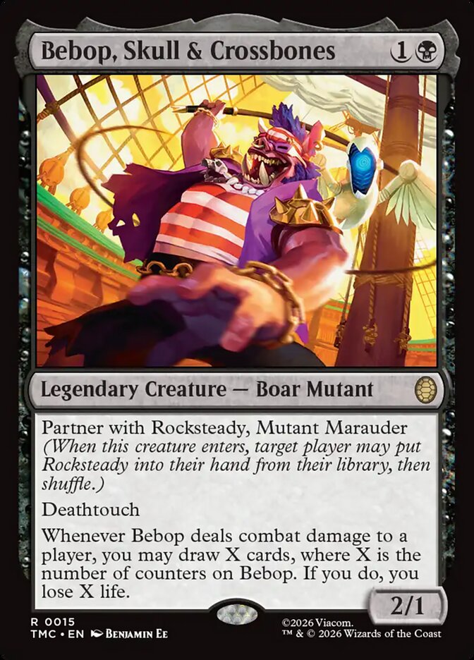 Bebop, Skull & Crossbones front