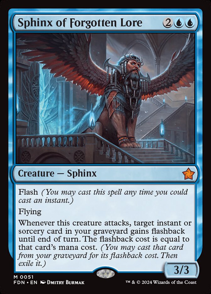 Sphinx of Forgotten Lore front