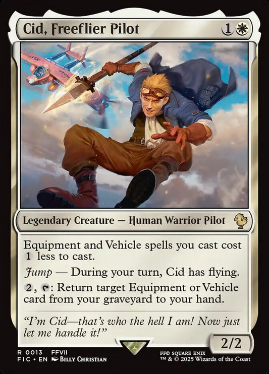 Cid, Freeflier Pilot front
