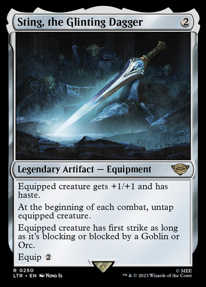 Sting, the Glinting Dagger front