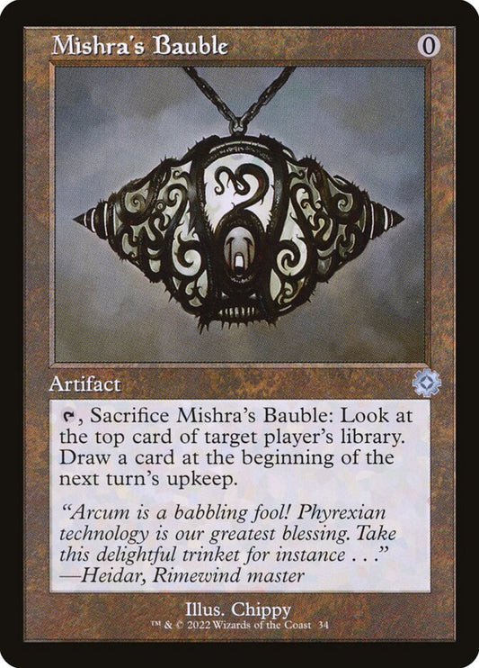 Mishra's Bauble front
