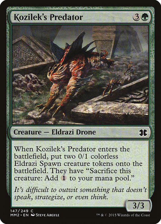 Kozilek's Predator front