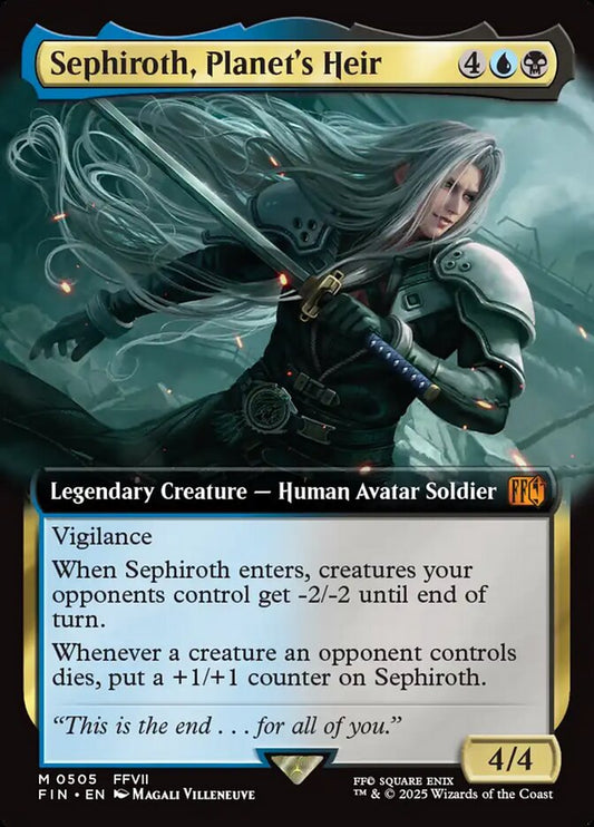 Sephiroth, Planet's Heir front