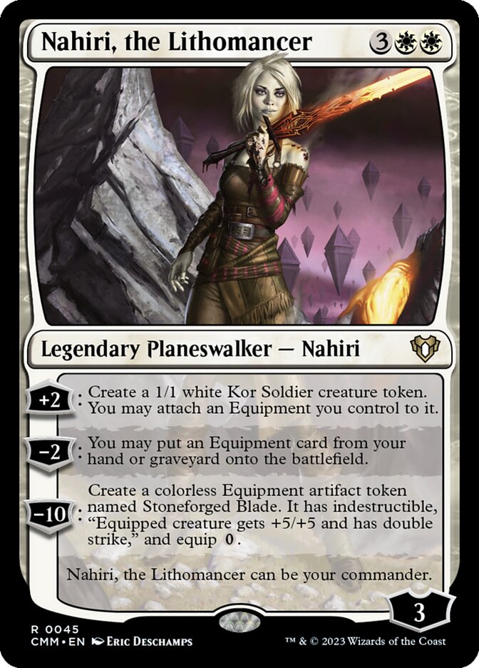 Nahiri, the Lithomancer front