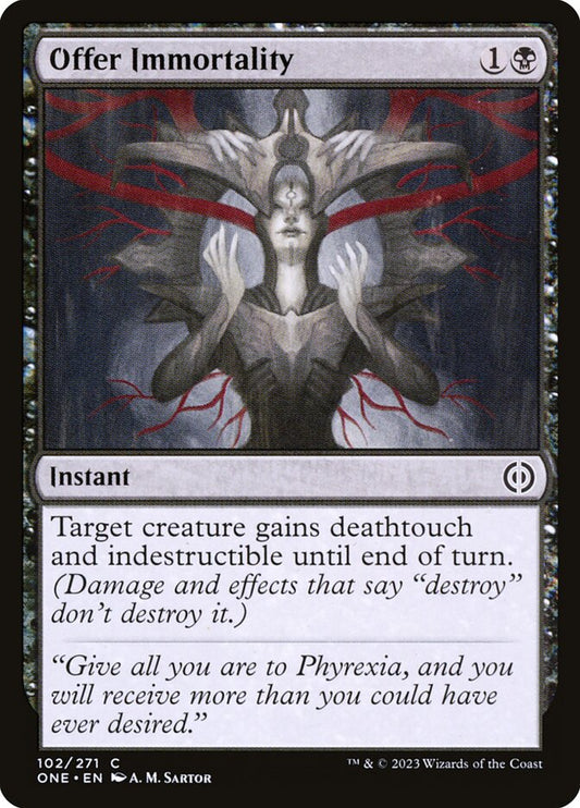Offer Immortality front