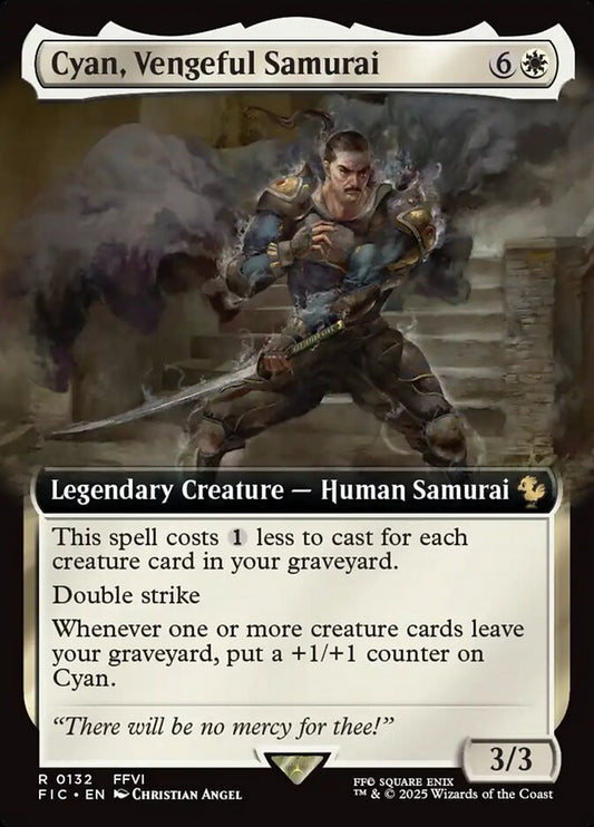 Cyan, Vengeful Samurai front