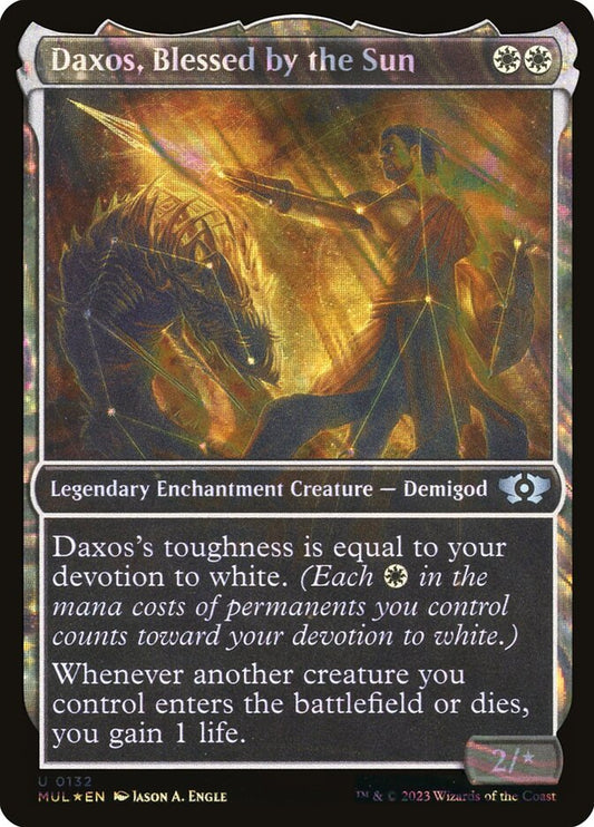 Daxos, Blessed by the Sun front