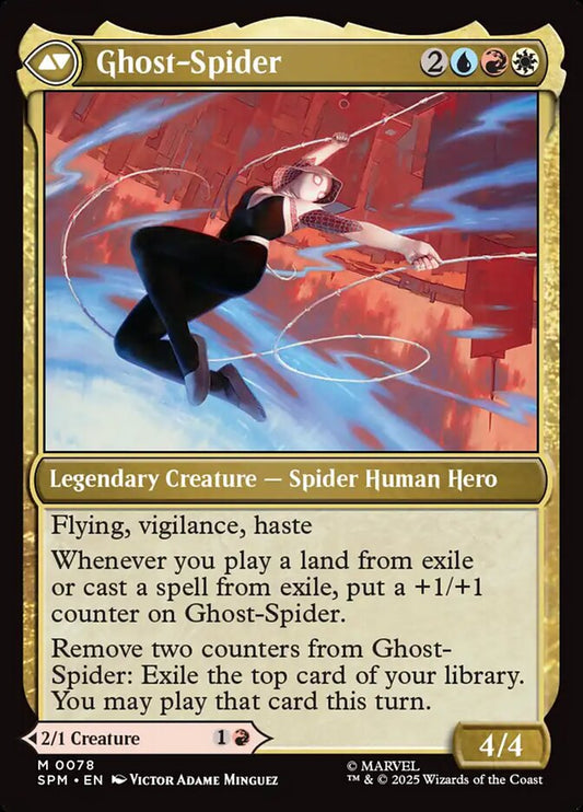 Gwen Stacy // Ghost-Spider back