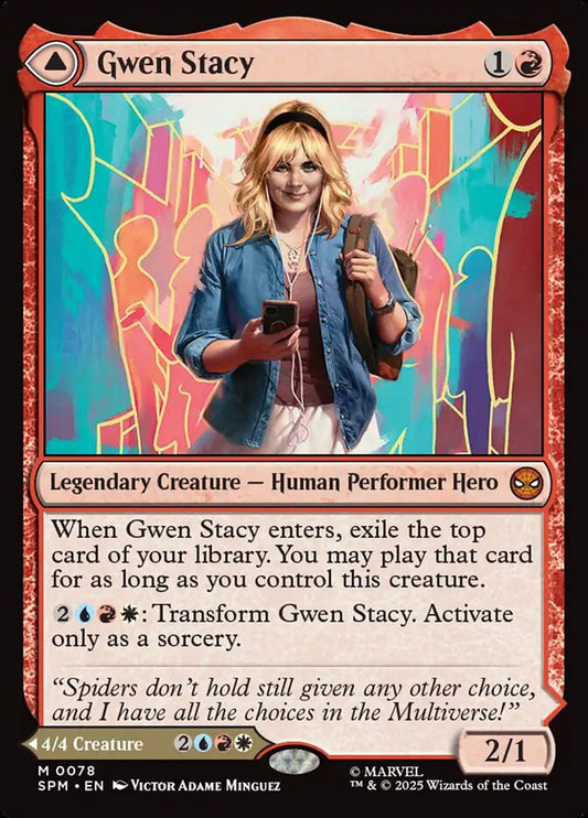 Gwen Stacy // Ghost-Spider front