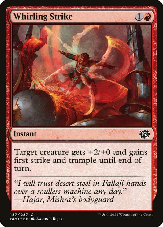 Whirling Strike front